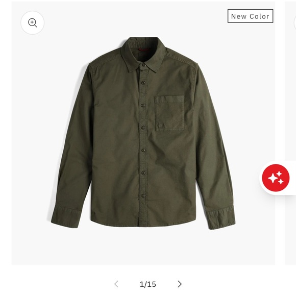 Topo Designs Men's Forest Green Shirt Jacket - Picture 3 of 10